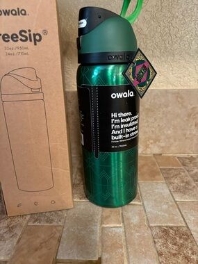 Owala Green Insulated Stainless Steel Water Bottle - 32 oz